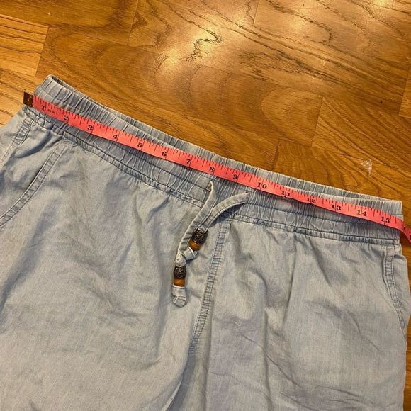 Alife and Kickin Pants 'Jane' Light Denim Blue Jean Shorts Size Large - Picture 12 of 16